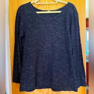 JCrew black lightweight sweatshirt